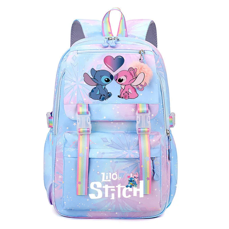 Zaino Disney Lilo & Stitch per bambini e ragazzi, perfetto per la scuola e il tempo libero