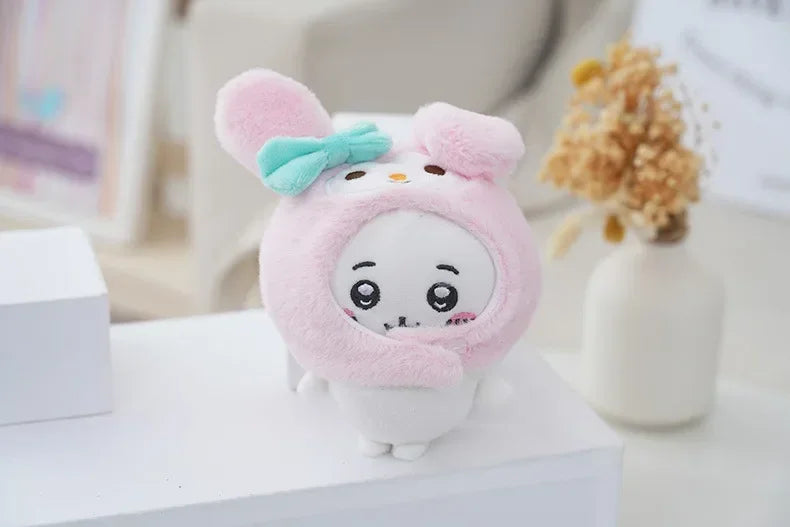 Peluche Hello Kitty kawaii ciondolo Sanrio con Kuromi e My Melody per borse o regalo.