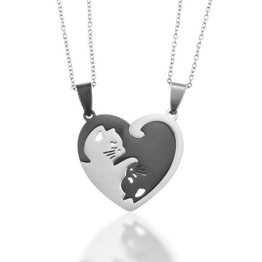 Necklace with Cats in Love