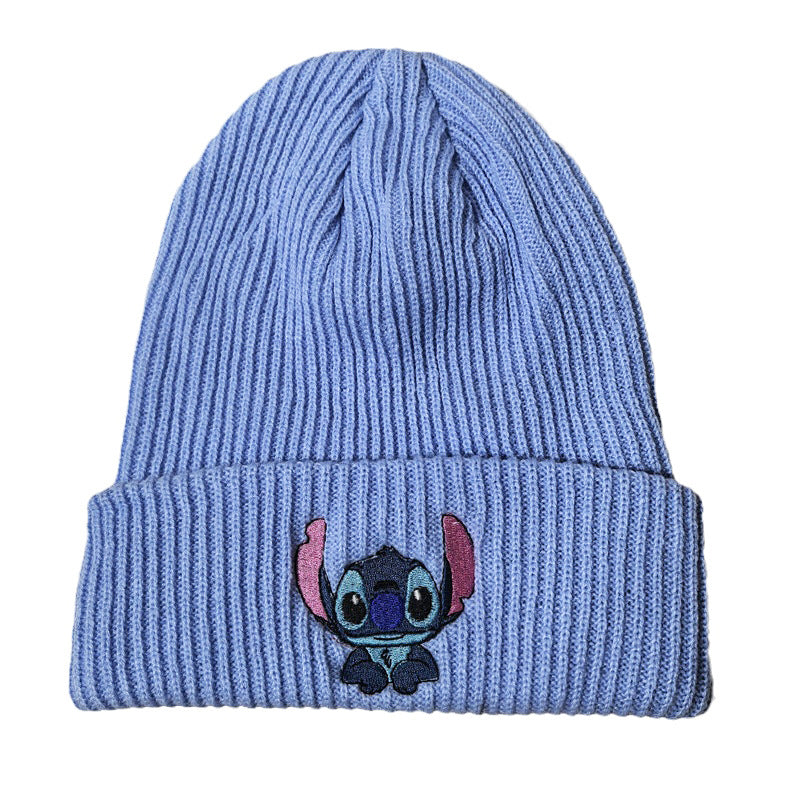 Cappello Stitch Disney berretto in maglia ricamato con Stitch