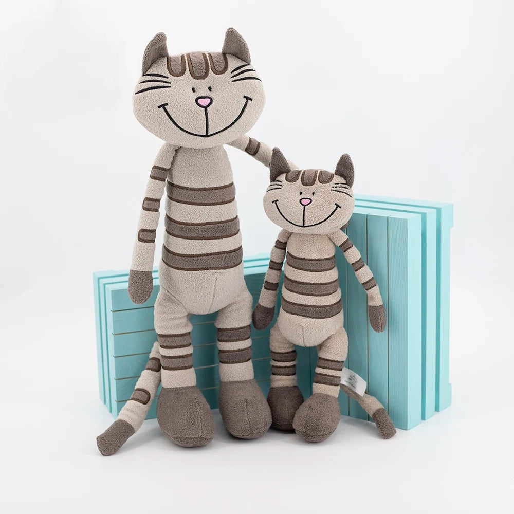 Peluche gatto morbido realistico per bambini e adulti, disponibile in più colori