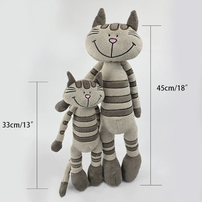 Peluche gatto morbido realistico per bambini e adulti, disponibile in più colori