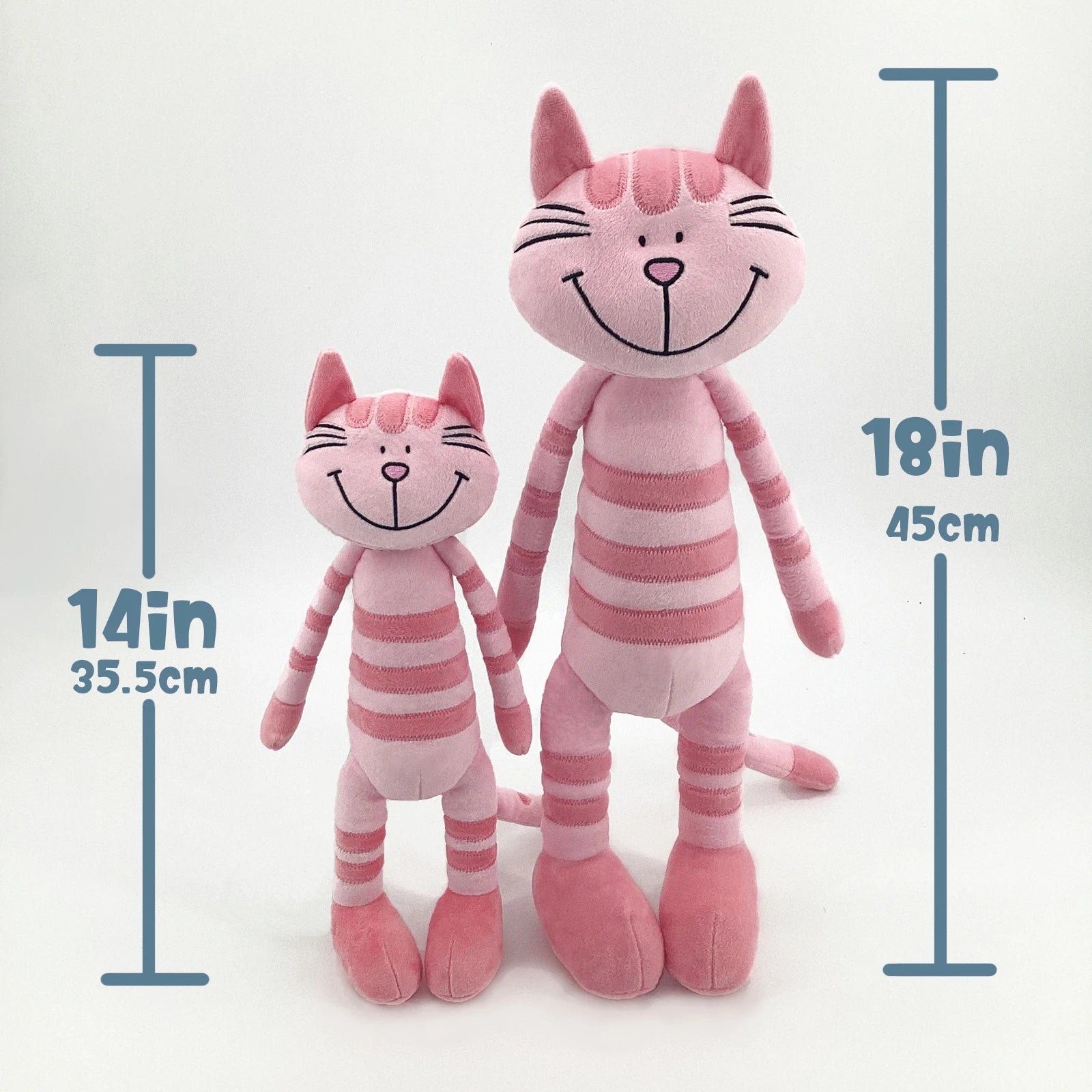 Peluche gatto morbido realistico per bambini e adulti, disponibile in più colori