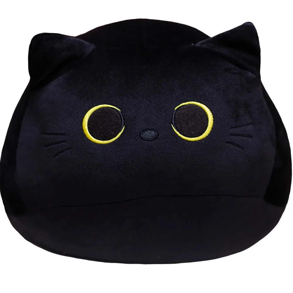 Peluche gatto nero piccolo da collezione - Cuscino cuddly e peluche gatto per ragazze