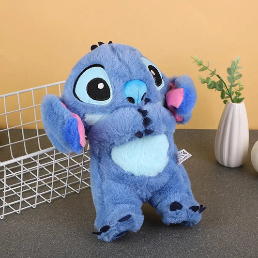 Peluche Stitch che respira con musica e luce soffusa per bambini.